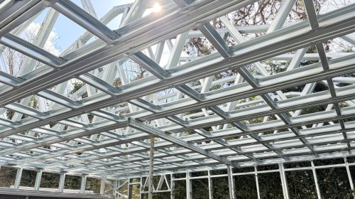 Acélvázas családi ház bővítés