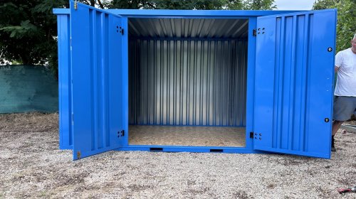 Lapraszerelet felvonulási épület építési területre