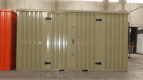 Lapraszerelet raktár konténer gyors telepítéssel