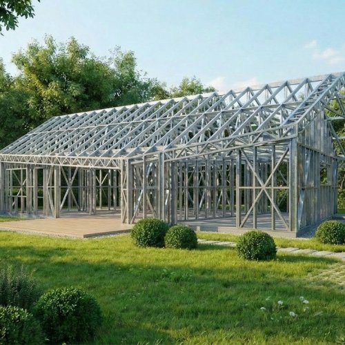 Aday acélvázas családi ház