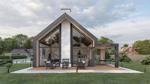 Loft ház nagy belmagassággal