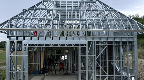 240 m²-es erdő szélén épült ház 
